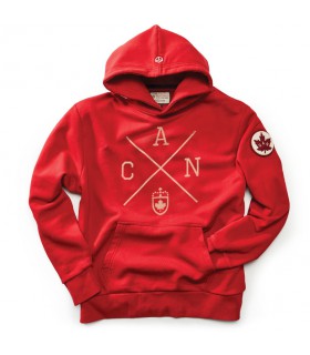 Sweat à capuche Cross Canada - RED CANOE