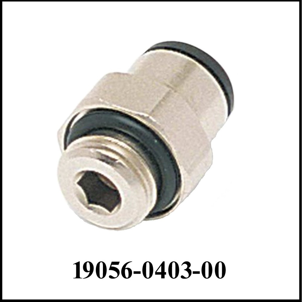 Fitting One Touch 4mm x 1/8 BSPP, 180°