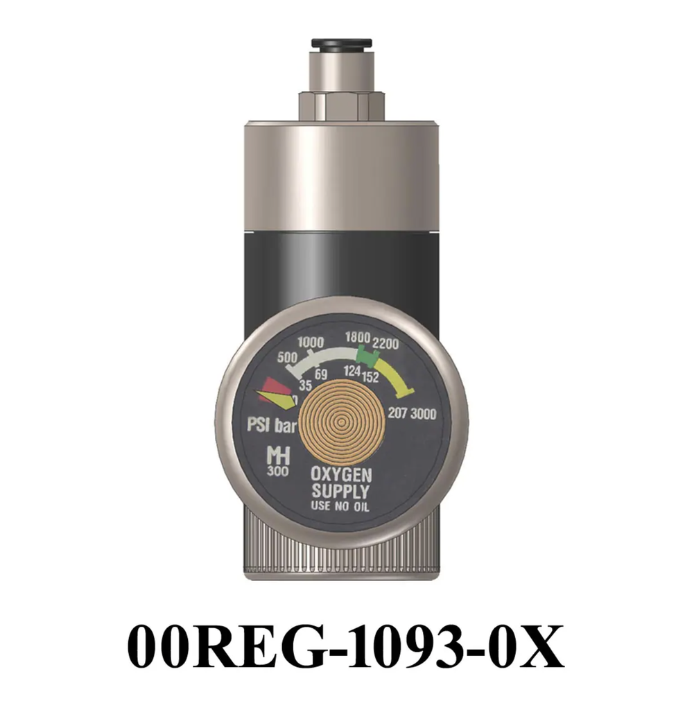 Regulator CGA-540 2-Stage, Axial-Gauged
