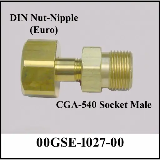 [MH-00GSE-1027-00] Adaptateur Transfill, DIN 477-9 -> CGA-540