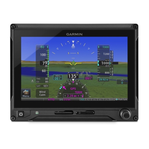 [GMN-010-01219-B3] Écran GDU 700L G700 TXi noir standard