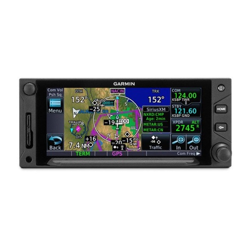 [GMN-010-01998-05] GTN 635Xi noir avec rack, plaque arrière, kit connecteur, module de config. et kit info